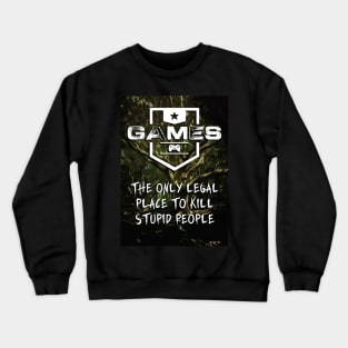 GAMES are a wonderful thing Crewneck Sweatshirt